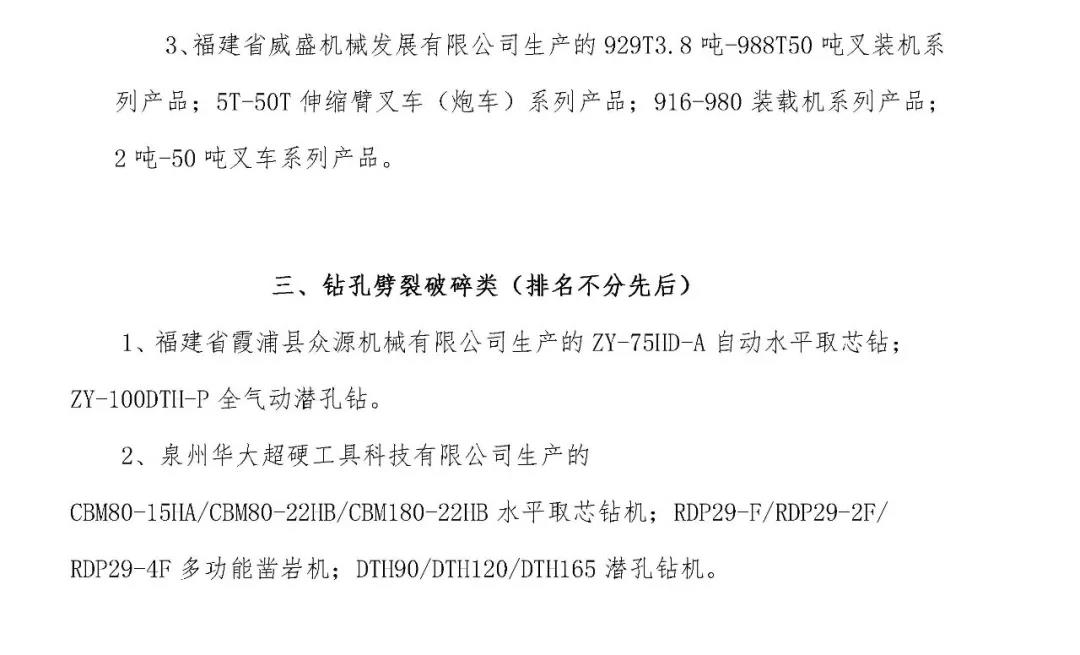 首批全國石材礦山先進適用裝備名錄今日發(fā)布，21家礦山裝備制造企業(yè)入選